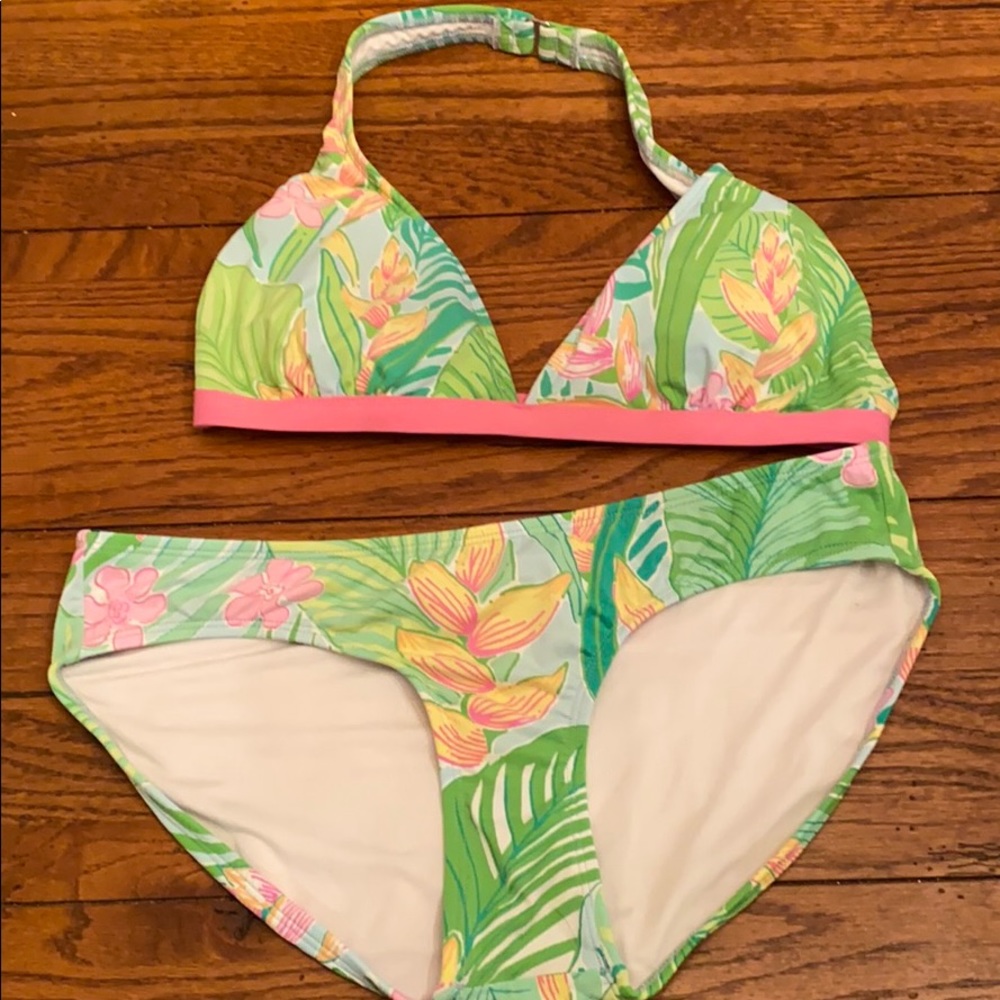 Lilly Pulitzer EUC 2 piece bathing suit